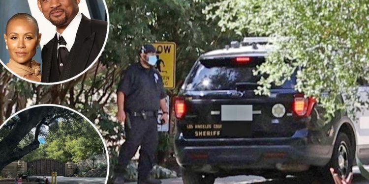 Cops visit Will Smith's home after star slaps Chris Rock