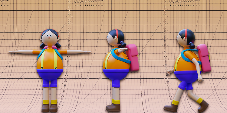 walk cycle animation