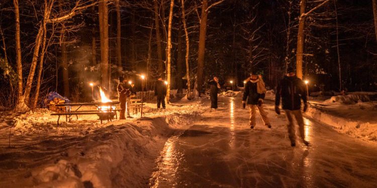Ice Skating at a Rink Is Fun. Gliding Through a Forest? Glorious.