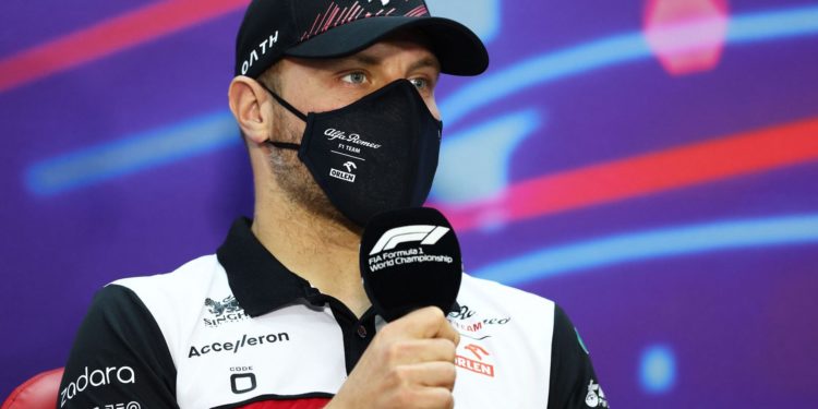 Valtteri Bottas will be starting alongside Lewis Hamilton on the grid for the 2022 Bahrain GP (Photo by Clive Rose/Getty Images)