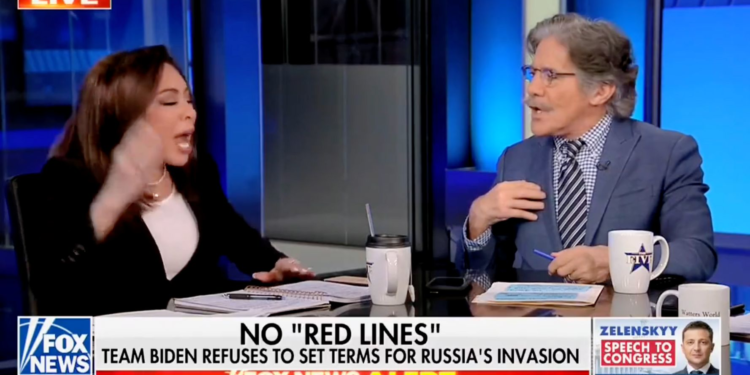 Jeanine Pirro Erupts At Geraldo Rivera For Suggesting Putin 'Was Playing' Trump