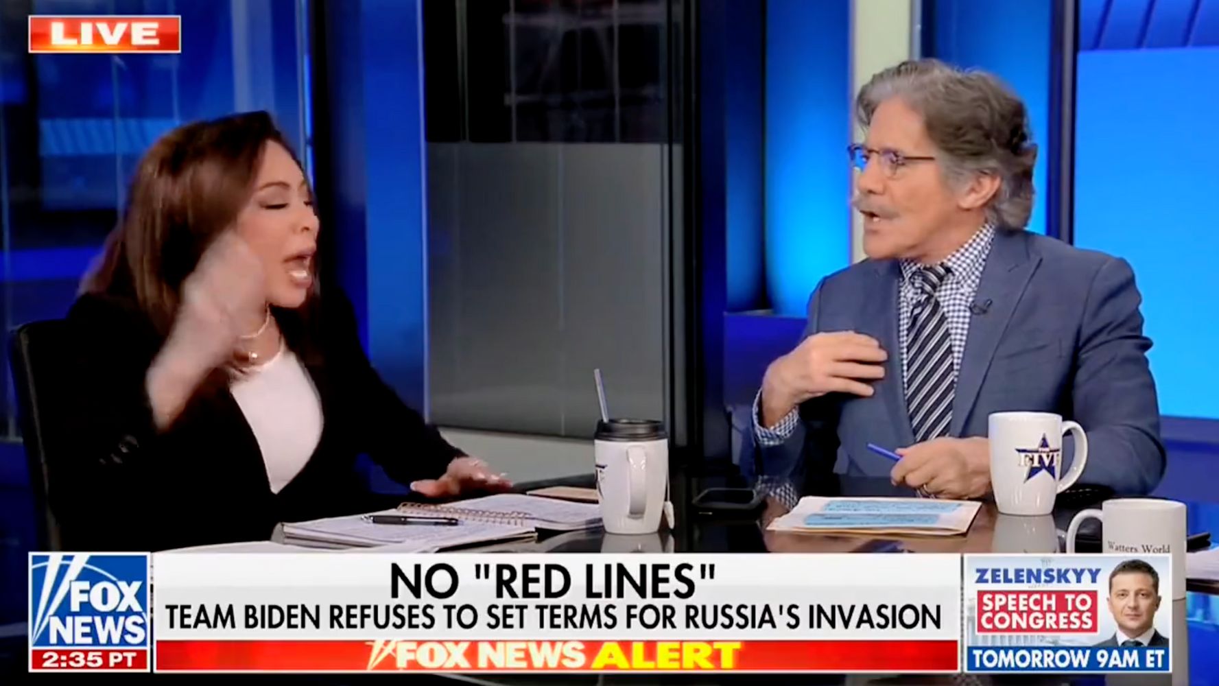 Jeanine Pirro Erupts At Geraldo Rivera For Suggesting Putin ‘Was Playing’ Trump