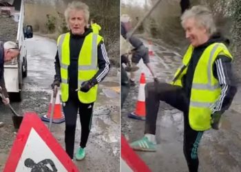 Rod Stewart Scolded by Essex Highways for Road Repair Video