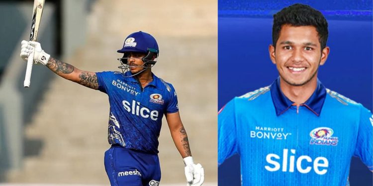 Ishan Kishan (L) and Aryan Juyal.
