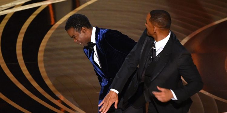 Will Smith Hits Chris Rock On Oscars Stage: Get My Wife's Name Out Your 'F**king Mouth'