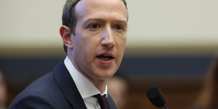 WASHINGTON, DC - OCTOBER 23: Facebook co-founder and CEO Mark Zuckerberg testifies before the House Financial Services Committee in the Rayburn House Office Building on Capitol Hill October 23, 2019 in Washington, DC. Zuckerberg testified about Facebook's proposed cryptocurrency Libra, how his company will handle false and misleading information by political leaders during the 2020 campaign and how it handles its usersâ€™ data and privacy. (Photo by Chip Somodevilla/Getty Images)