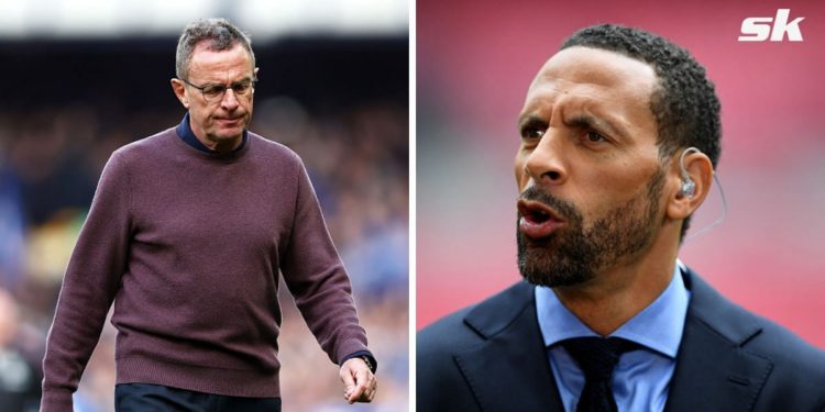 [L-to-R] Red Devils boss Ralf Rangnick and Rio Ferdinand