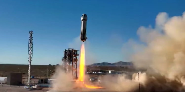 Blue Origin video shows first space tourism launch of 2022