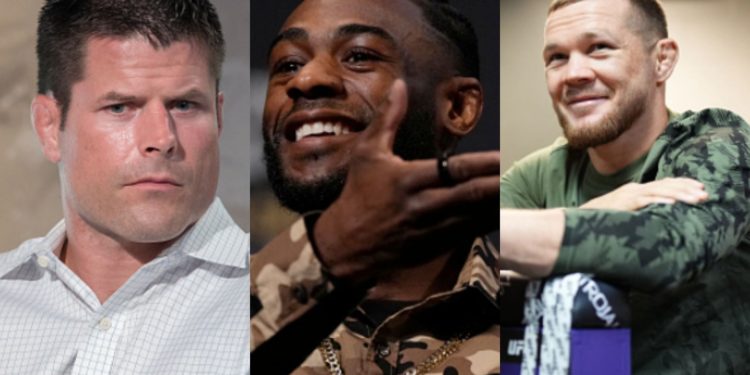 Brian Stann (left); Aljamain Sterling (center); Petr Yan (right)