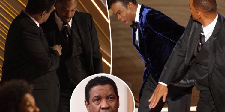 Denzel Washington discusses Will Smith slapping Chris Rock