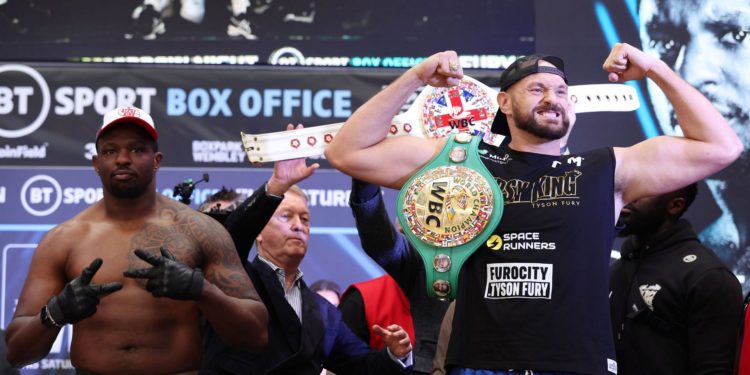 Tyson Fury vs. Dillian Whyte - Weigh-in