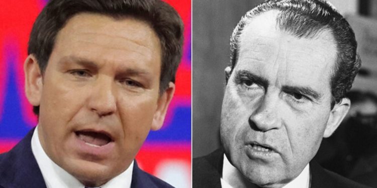 Gov. Ron DeSantis Is Following In Richard Nixon’s Footsteps, Miami Herald Warns