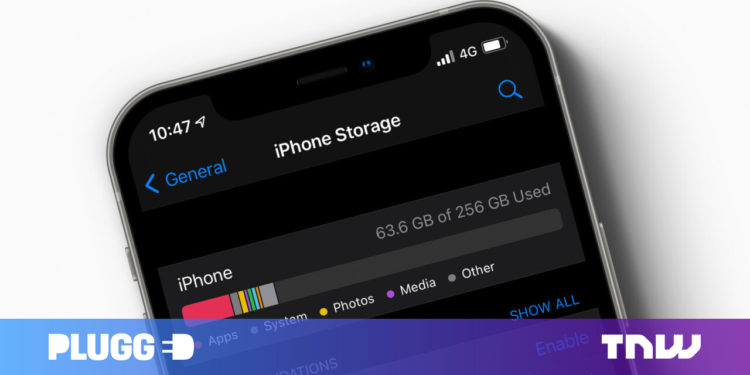 How do I clear the 'Other' files taking up storage space on my iPhone?