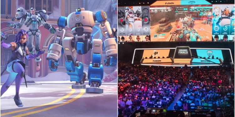 Watching the Overwatch League, 2022's opening weekend could reward players with a beta access code (Images via Blizzard)