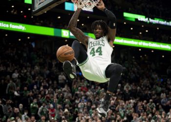 Robert Williams III (#44) of the Boston Celtics
