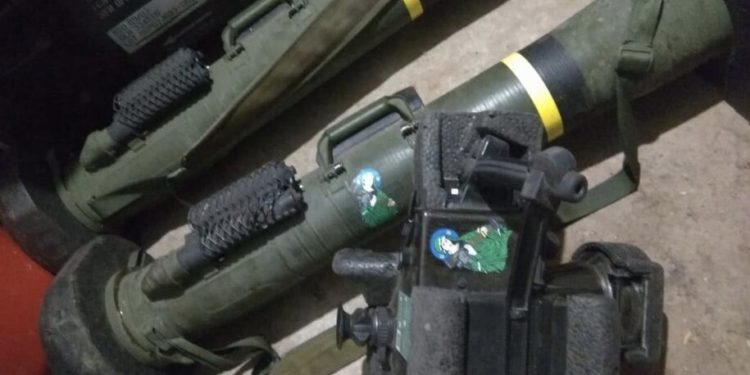 St Javelin sticker on a Javelin