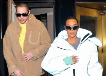 Kim Kardashian is ‘happy’ and ‘at peace’ with Pete Davidson