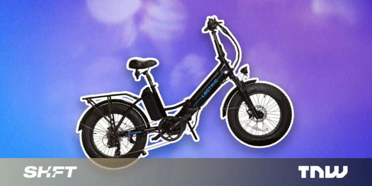 Lectric's new mid-drive folding ebike packs 100-mile range for $1999