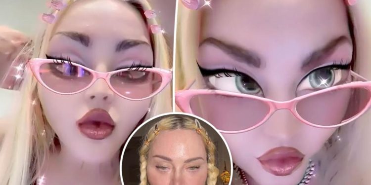 Madonna posts another strange, filtered video with 'no regrets'