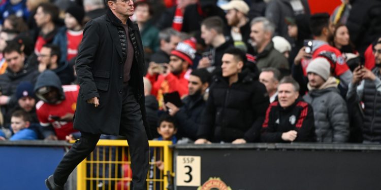 Manchester United manager Ralf Rangnick