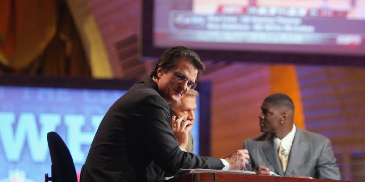 The 61-year-old at the 2007 NFL Draft