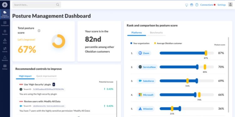 Obsidian Security to detect and fix major SaaS security risks with $90M infusion