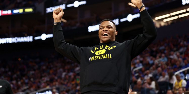 LA Lakers point guard Russell Westbrook