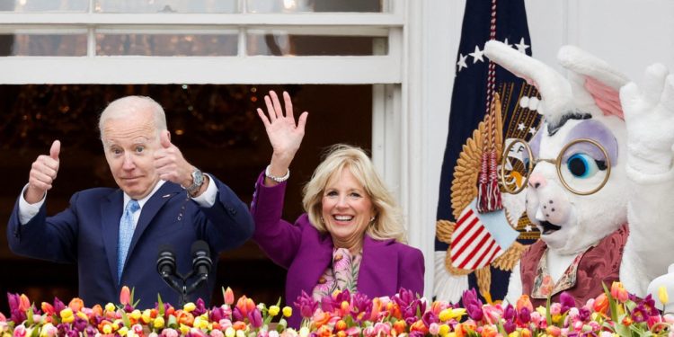 Bidens kick off first Easter Egg Roll in two years