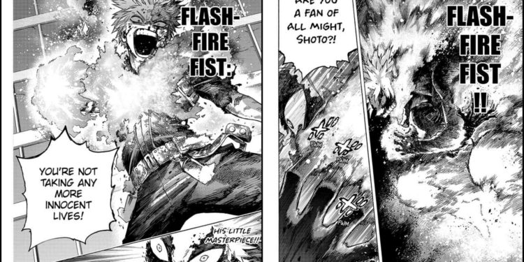 Twin Flashfires in My Hero Academia chapter 351 (Image via Shueisha)