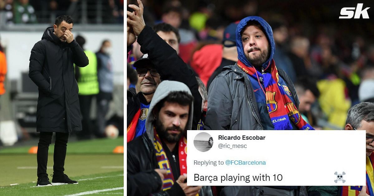 “This is over”, “Barca playing with 10” – Barcelona fans upset with Xavi for selecting one player in starting line-up against Eintracht Frankfurt 