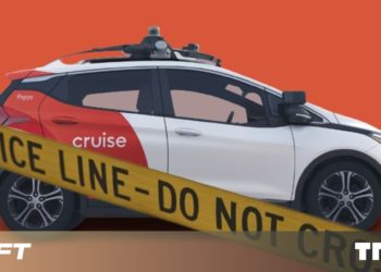 This robotaxi's run-in with the cops is both funny and disturbing