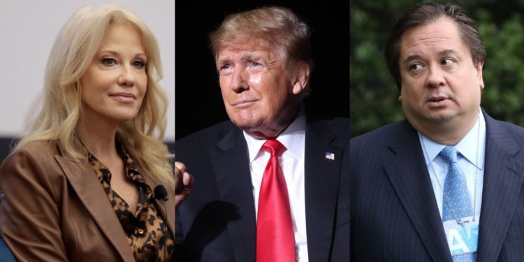 Trump Issues Bizarre Statement Attacking Both George And Kellyanne Conway
