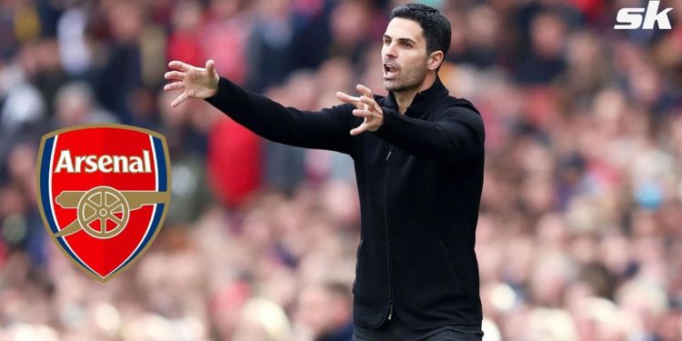 Arsenal manager Mikel Arteta reacts during his side's match against Brighton.