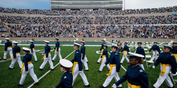 Air Force cadets who refused vaccine won't be commissioned