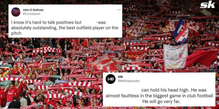 Reds fans reserve praise for an outstanding defender who performed well against the Madridistas