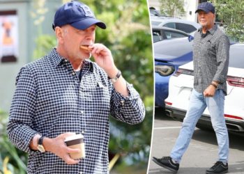 Bruce Willis enjoys a day out with friends after aphasia diagnosis
