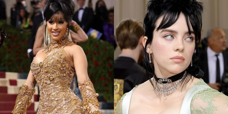 Cardi B addresses alleged beef with Billie Eilish (Image via Mike Coppola/Getty Images)