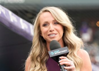 Colorado Rockies TV Reporter Gets Hit In Head By Foul Ball
