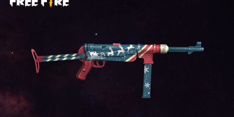 This is the gun skin that gamers can get after opening the weapon loot crate (Image via Garena)