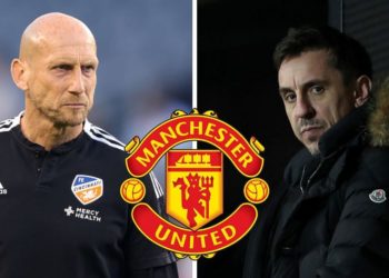 Gary Neville and Jaap Stam debate over Player of the Season at Old Trafford.