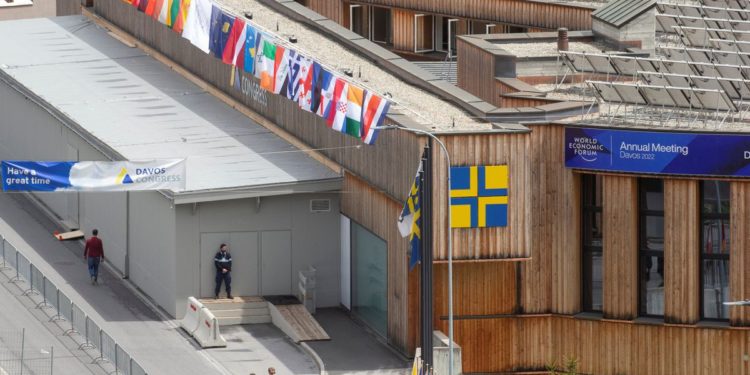 Ukraine top of the agenda in Davos as business leaders gather