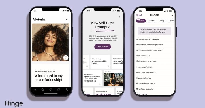Hinge’s latest feature aims to help users spark conversations about self-care – TechCrunch