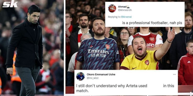Arsenal fans baffed by Mikel Arteta's decision to start struggling youngster