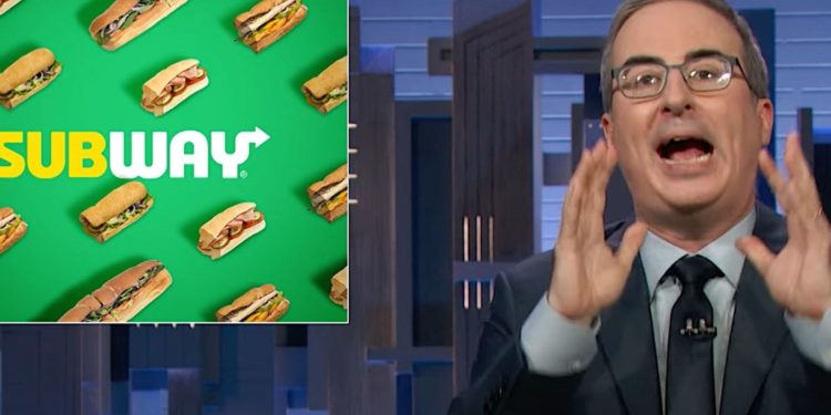 John Oliver Just Described The Most Unsettling Thing About Subway Sandwich Shops