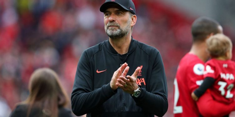 Liverpool boss Jurgen Klopp looks on