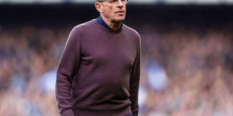 Manchester United interim manager Ralf Rangnick