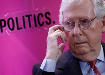 WASHINGTON, DC - MARCH 31: Senate Minority Leader Mitch McConnell (R-KY) participates in a Pop-Up Conversation with Punchbowl News at the AT&T Forum on March 31, 2022 in Washington, DC. During the interview McConnell was critical of President Joe Biden and congressional Democrats' response to the Russian invasion of Ukraine and talked about the impact the economy and inflation will have on the 2022 elections. (Photo by Chip Somodevilla/Getty Images)