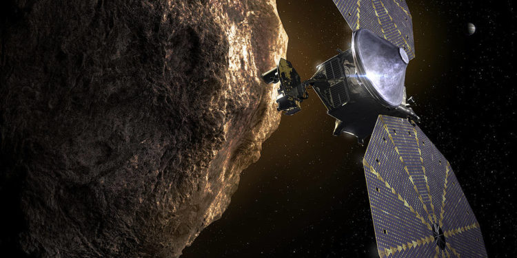 NASA's Lucy spacecraft captured lunar eclipse from space