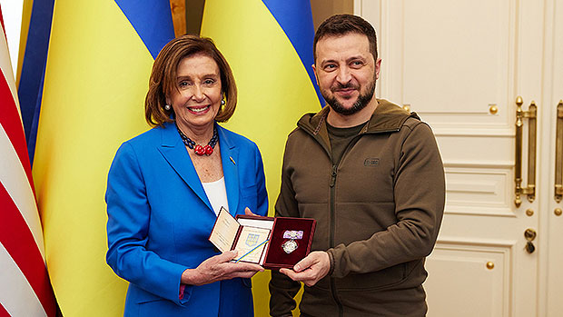 Nancy Pelosi Makes Surprise Visit To President Zelensky In Kyiv: Video – Hollywood Life