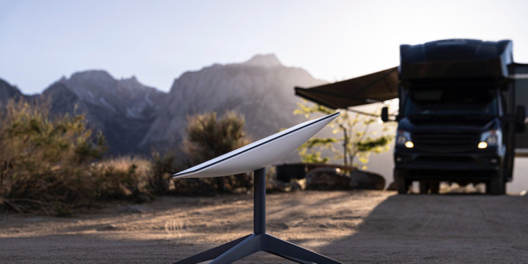 SpaceX announces Starlink for RVs, with no wait for dishes
